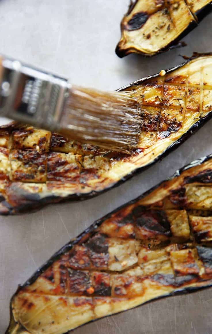 Loaded Grilled Eggplant Recipe With Creamy Sauce 5357