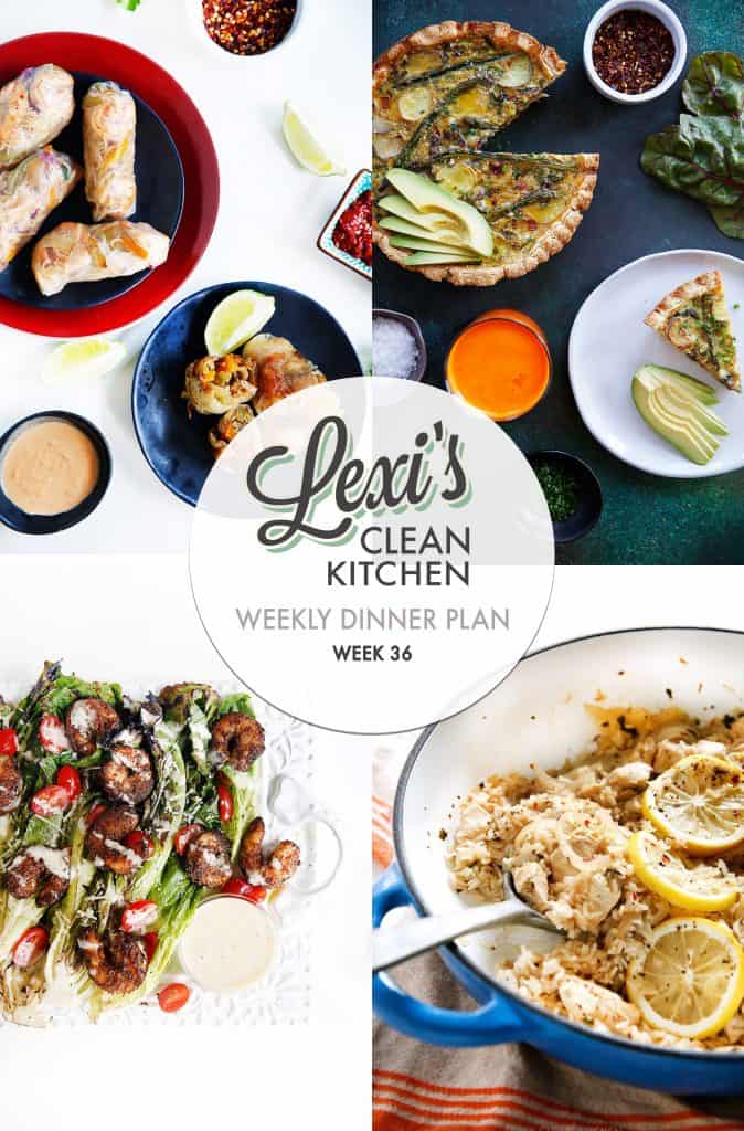 Meal Plan Graphic Week 36 | Lexi's Clean Kitchen
