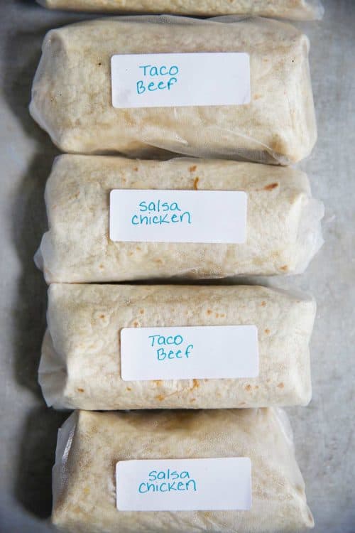 How to Make Frozen Burritos for Meal Prep