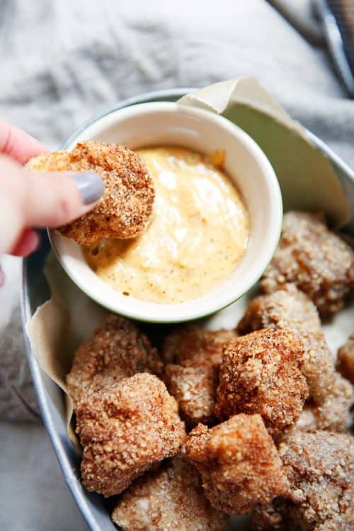 Pecan Popcorn Chicken - Lexi's Clean Kitchen