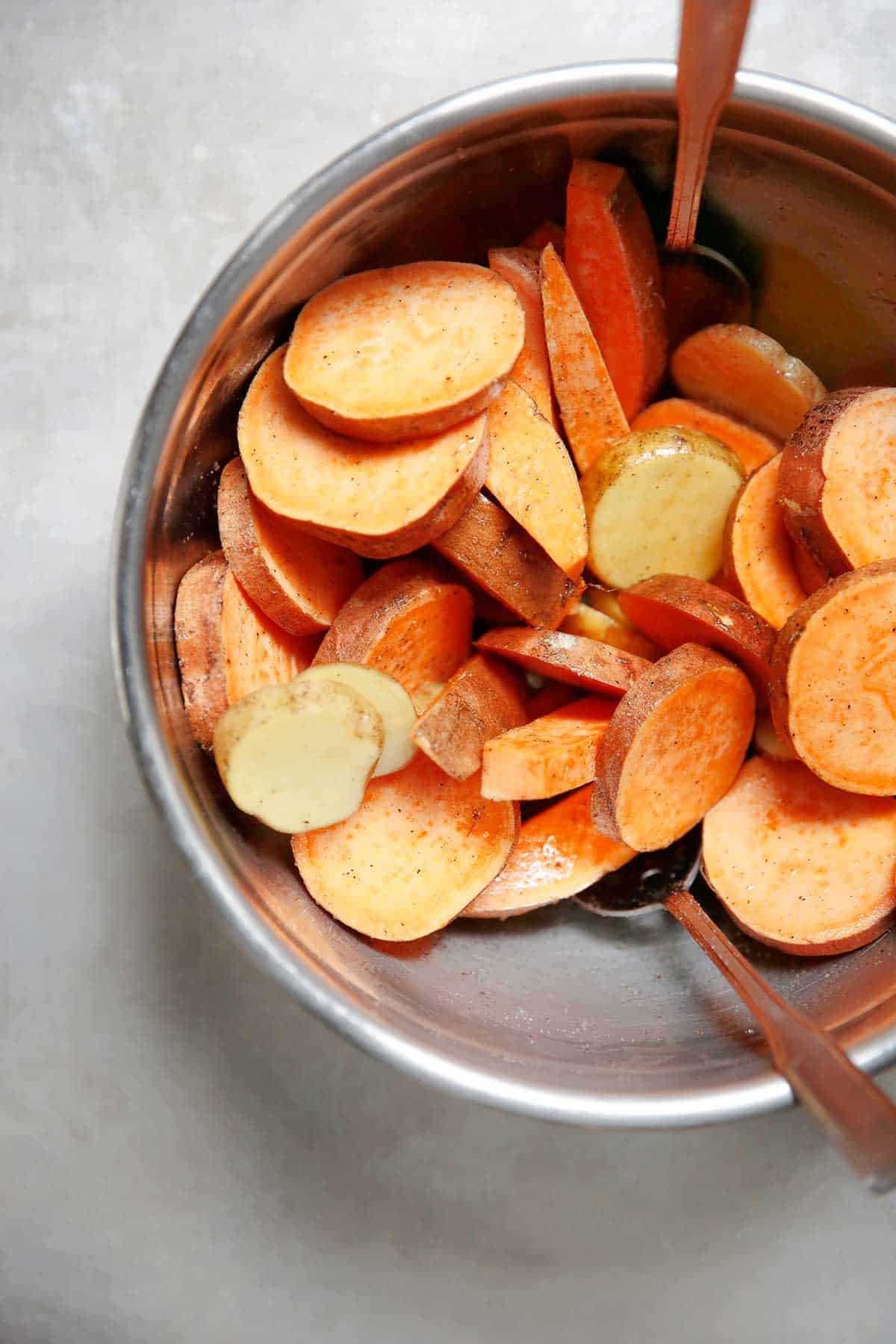 Grilled Sweet Potato Salad with Honey Mustard Vinaigrette (Vegetarian & Gluten-Free) - Lexi's Clean Kitchen