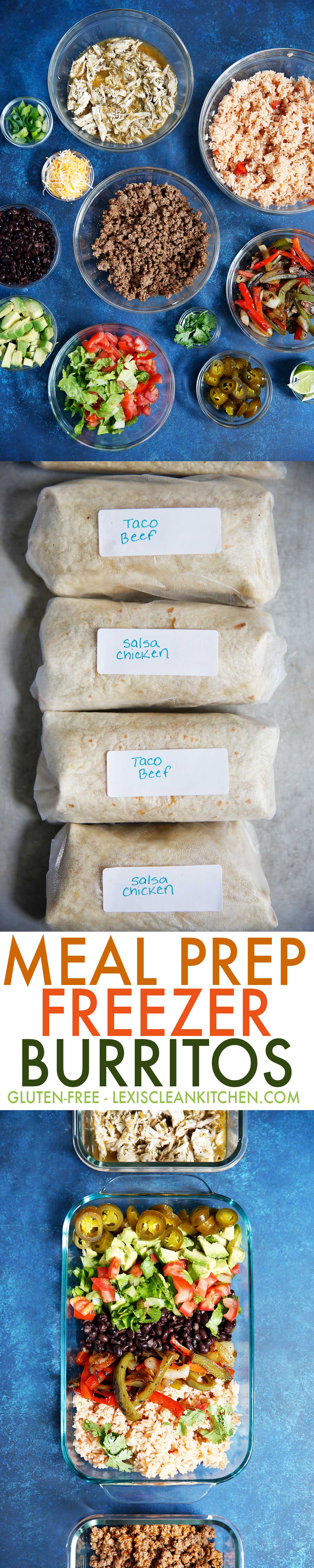 Meal Prep Freezer Burritos | Lexi's Clean Kitchen