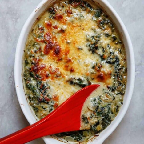easy and healthy creamed spinach recipe