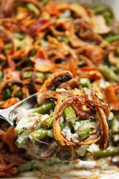 Healthier Green Bean Casserole (Dairy-Free) - Lexi's Clean Kitchen