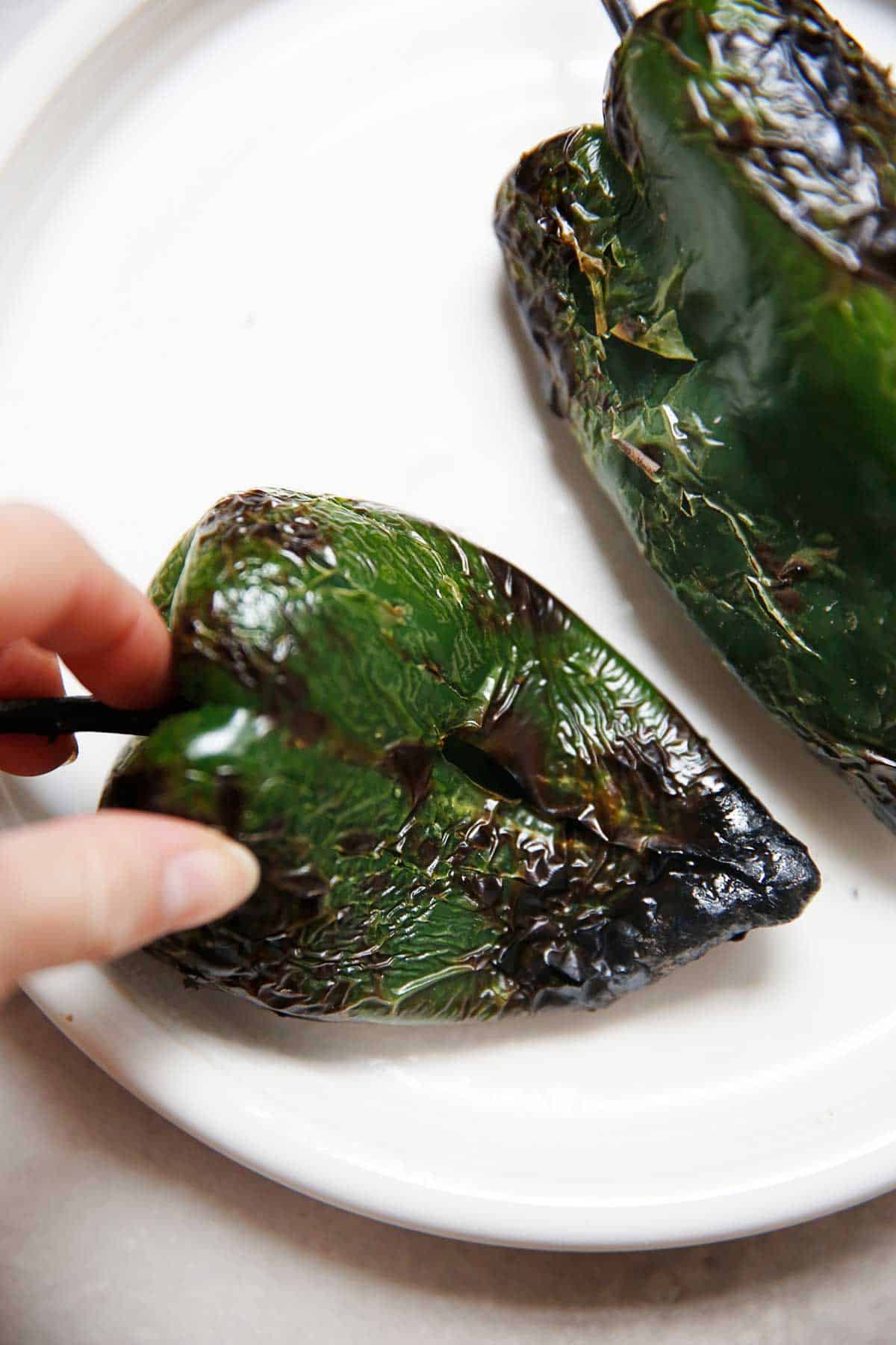 Roasted Poblano Peppers