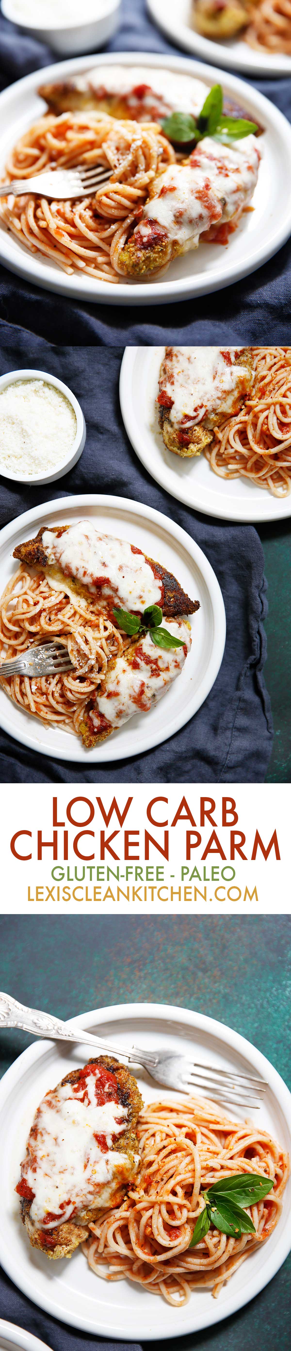 Low Carb Chicken Parmesan (keto, paleo) - Lexi's Clean Kitchen