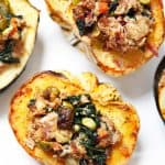 Thanksgiving Leftovers Stuffed Squash (Gluten-Free & Dairy-Free) - Lexi's Clean Kitchen