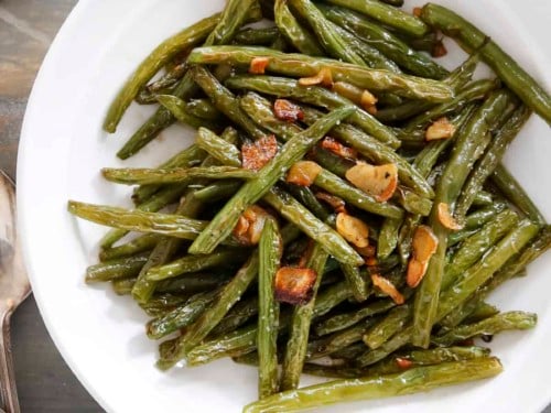 10-Minute Air Fryer Frozen Green Beans - Fork in the Kitchen