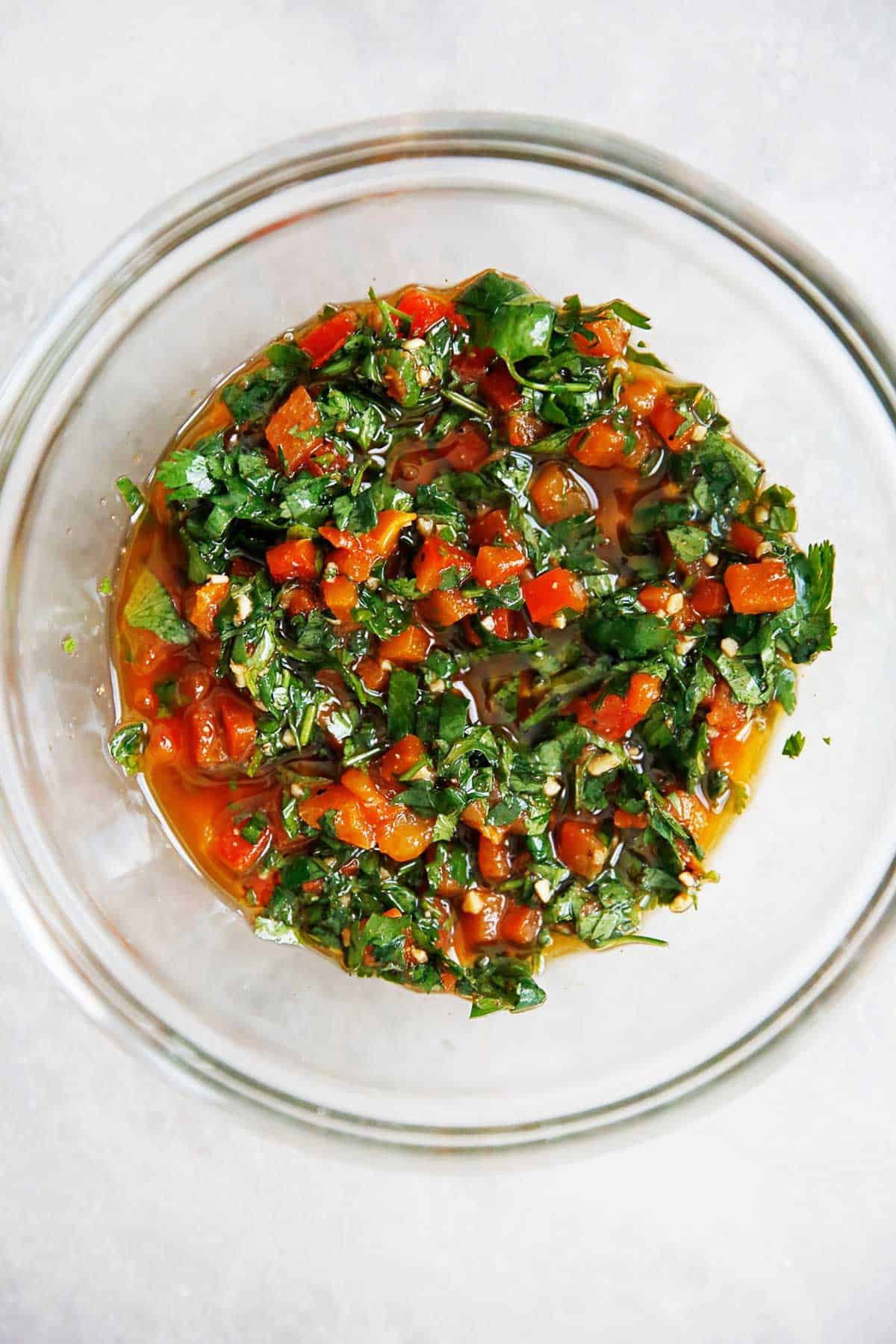 Chermoula Sauce in a bowl