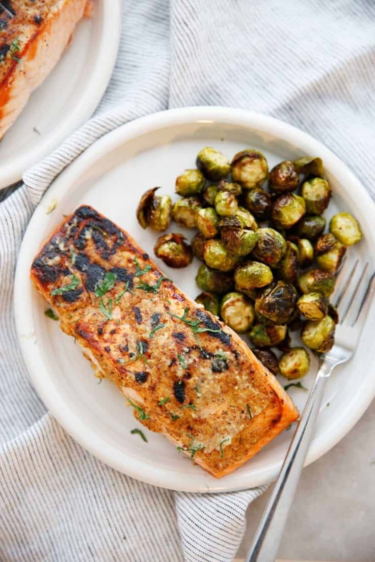 3 Ingredient Salmon with Brussels Sprouts