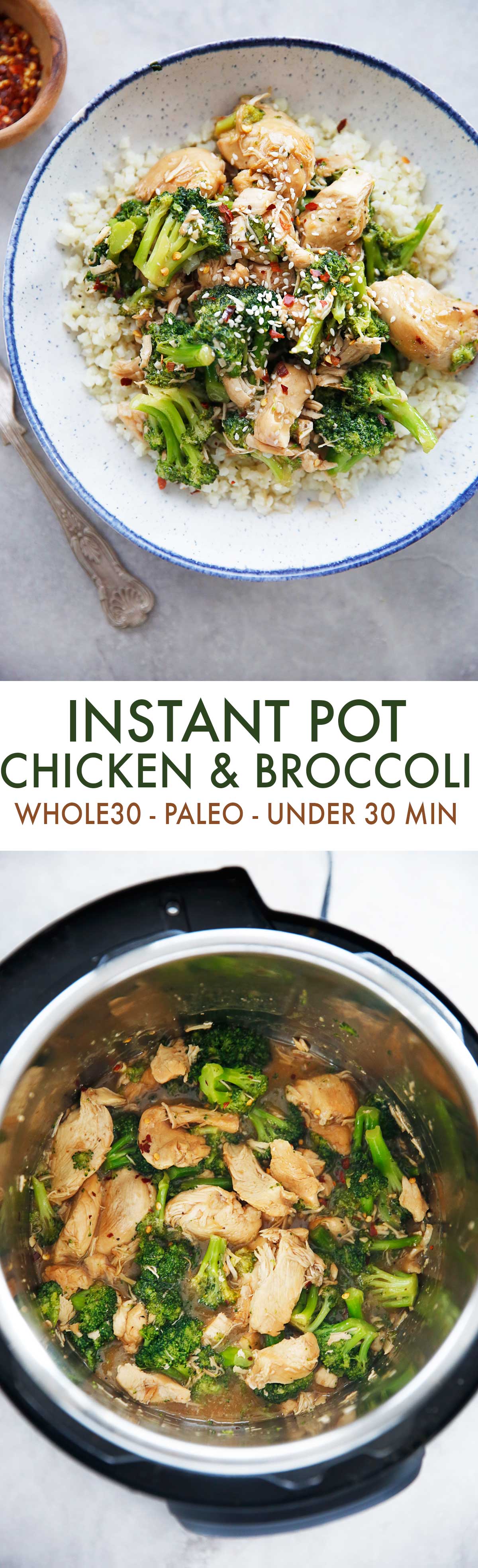 Paleo Chicken and Broccoli (Instant Pot &amp; Under 30 Minutes ...