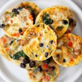 Tex Mex Egg Muffin Cups with Turkey