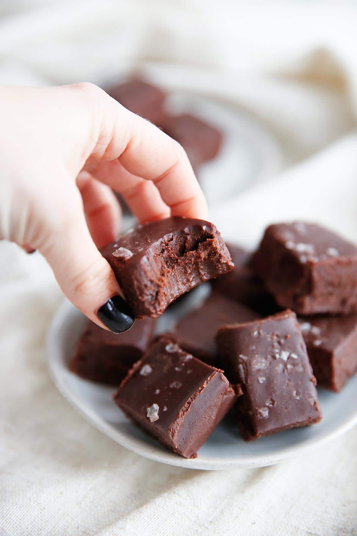 5 Ingredient Healthy Fudge (Vegan & Paleo) - Lexi's Clean Kitchen