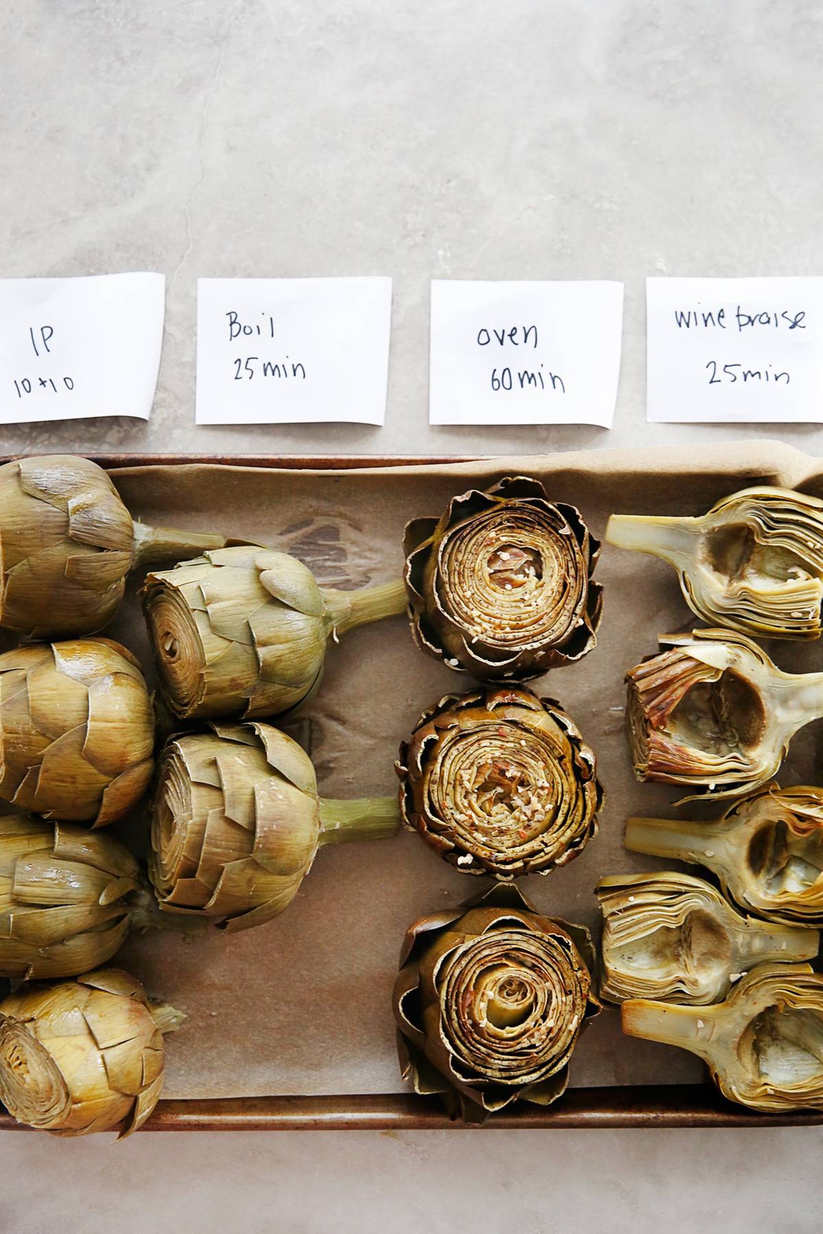 How to cook artichokes demonstration