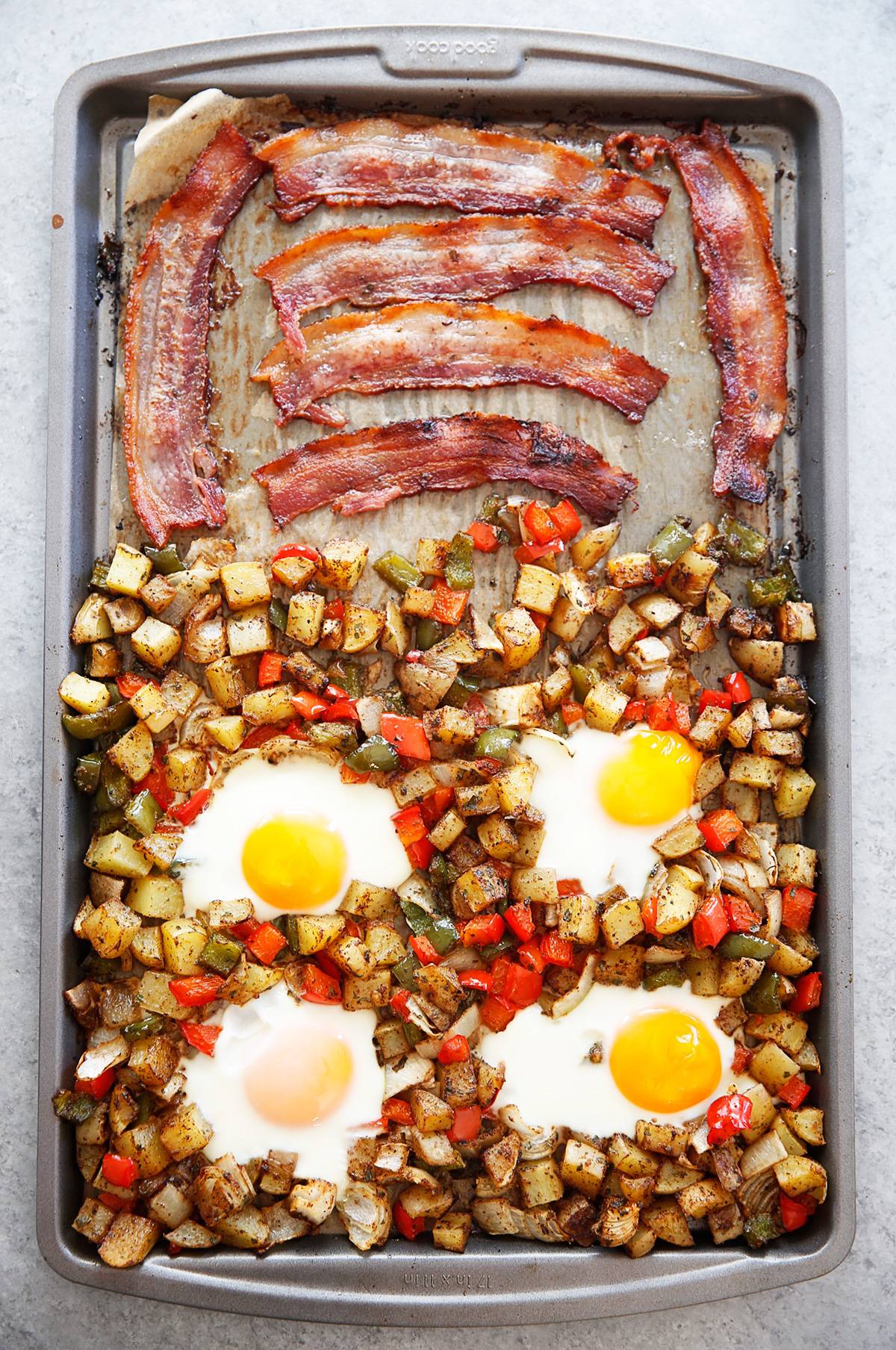 Sheet Pan Baked Eggs - KJ and Company