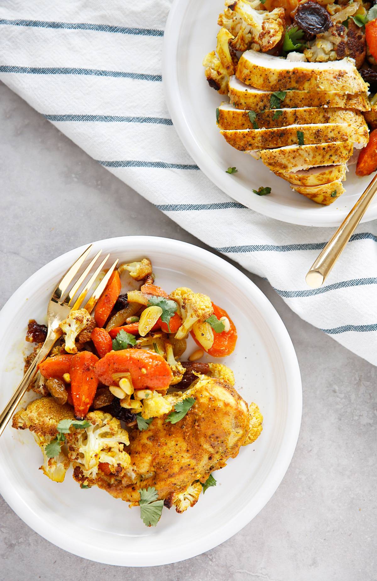 Sheet Pan Curry Chicken and Vegetables