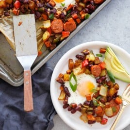 Sheet Pan Chorizo and Egg Bake.