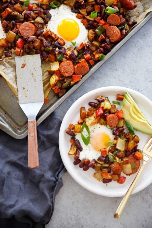 Sheet Pan Chorizo And Egg Bake - Lexi's Clean Kitchen