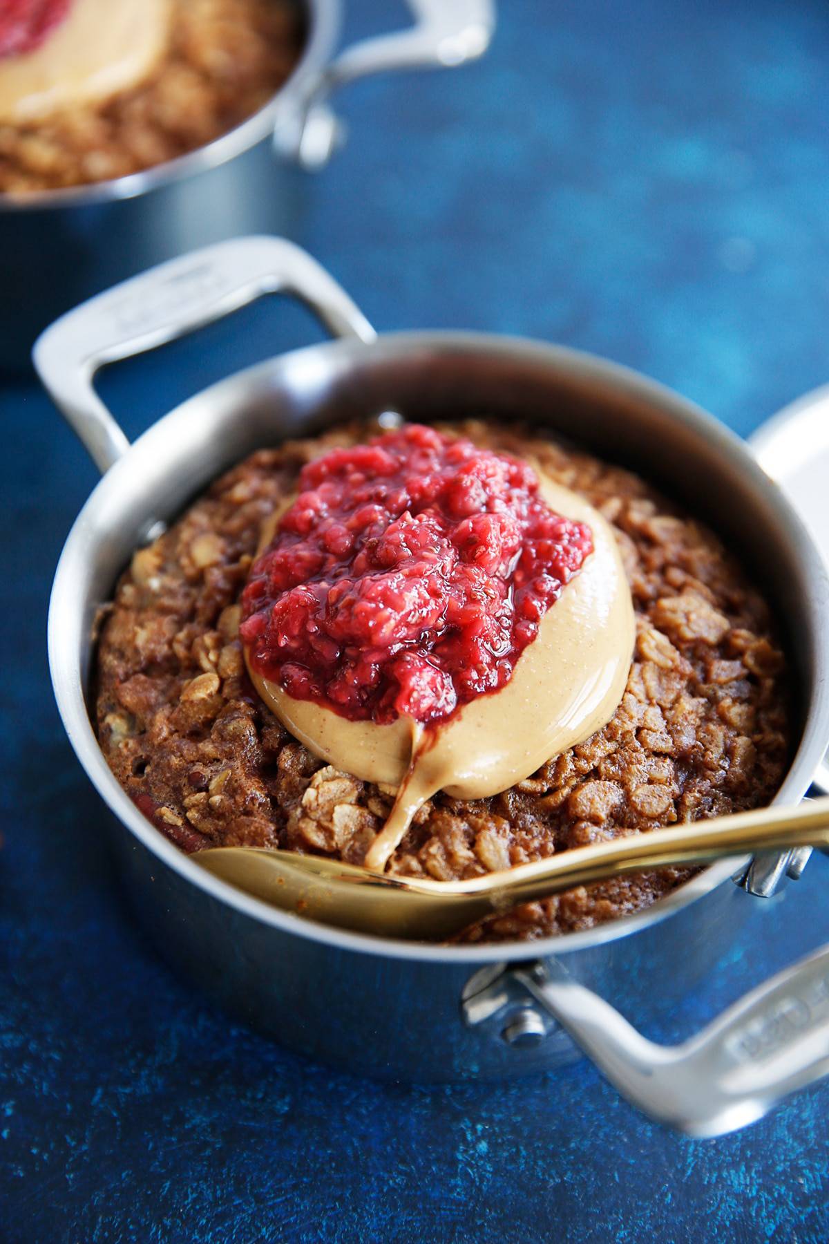 Baked PB&J Oatmeal