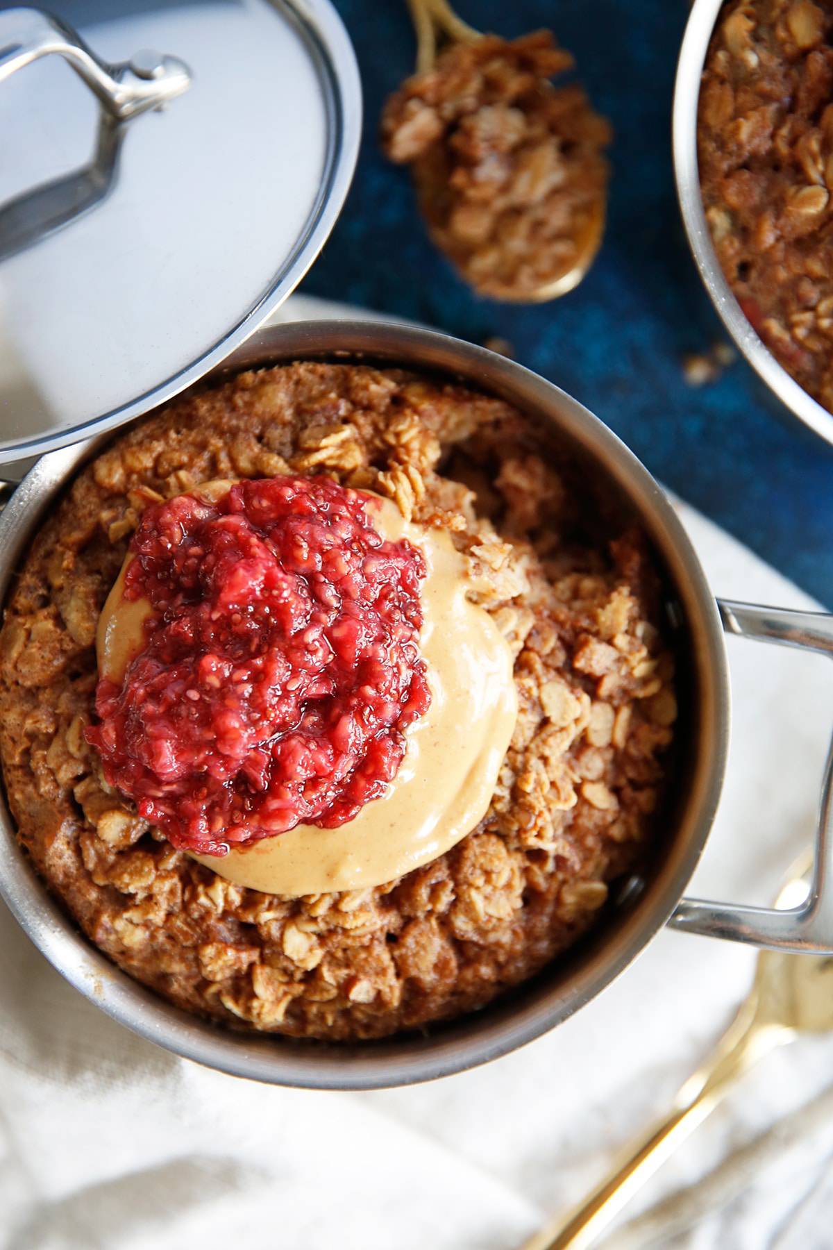 Baked PB&J Oatmeal