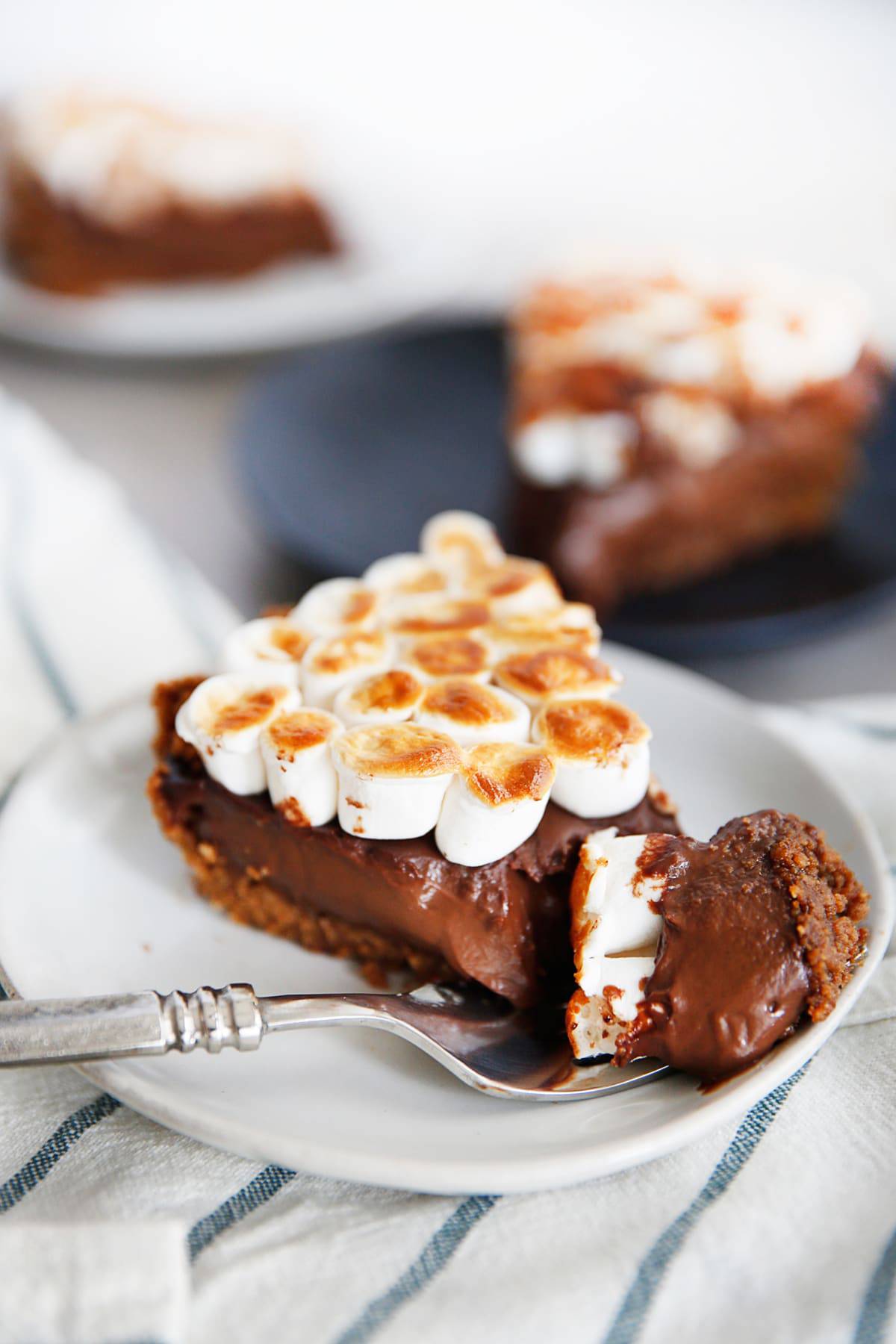 S'mores Pie Gluten-Free Graham Cracker Crust