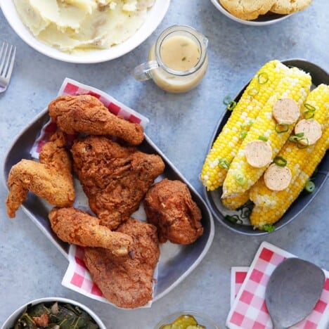 Healthy Southern Fried Chicken Meal