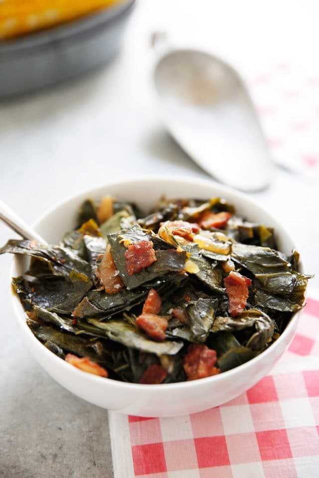 Healthy Collard Greens with Bacon - Lexi's Clean Kitchen