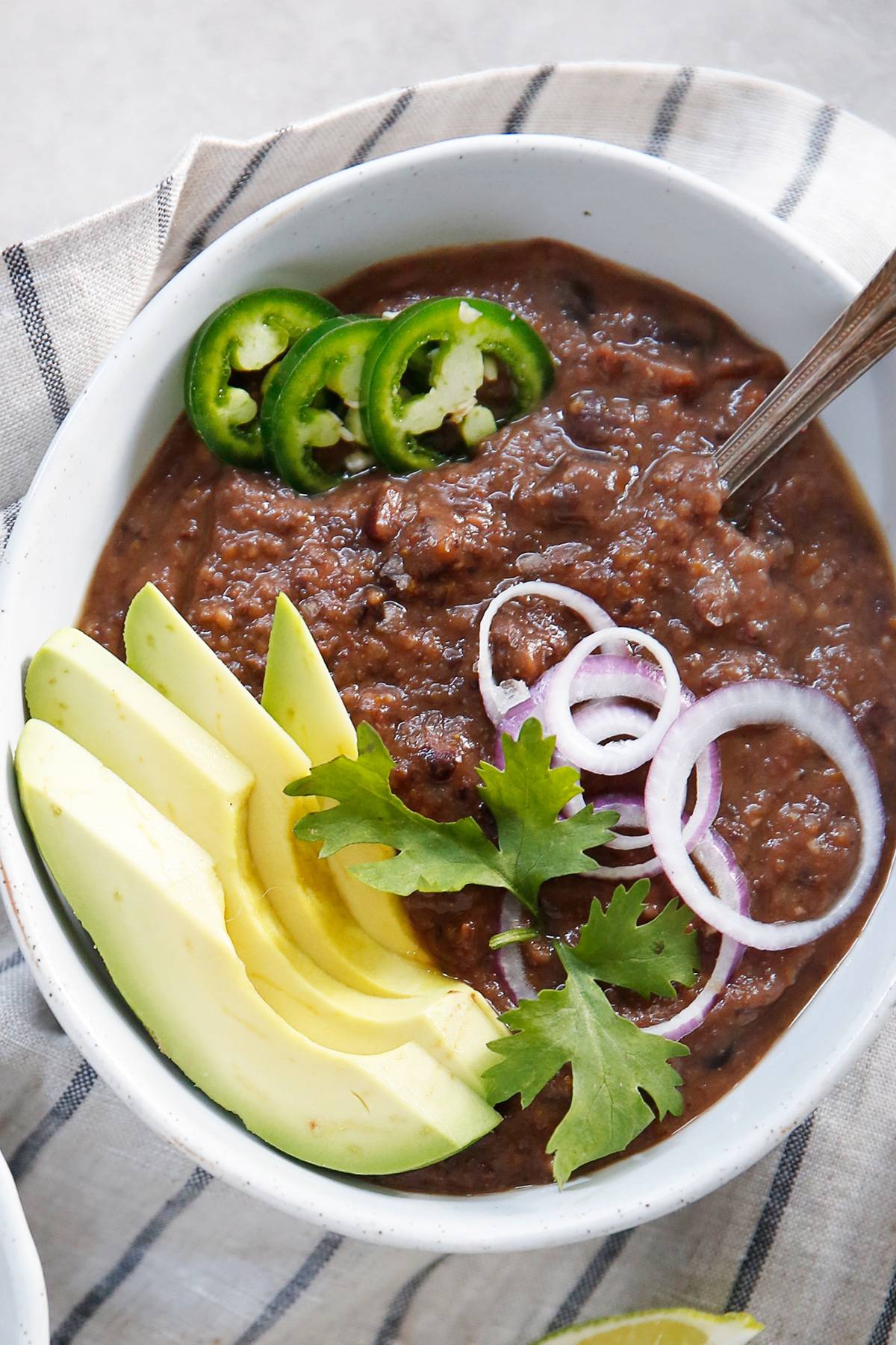 canned black bean soup recipe