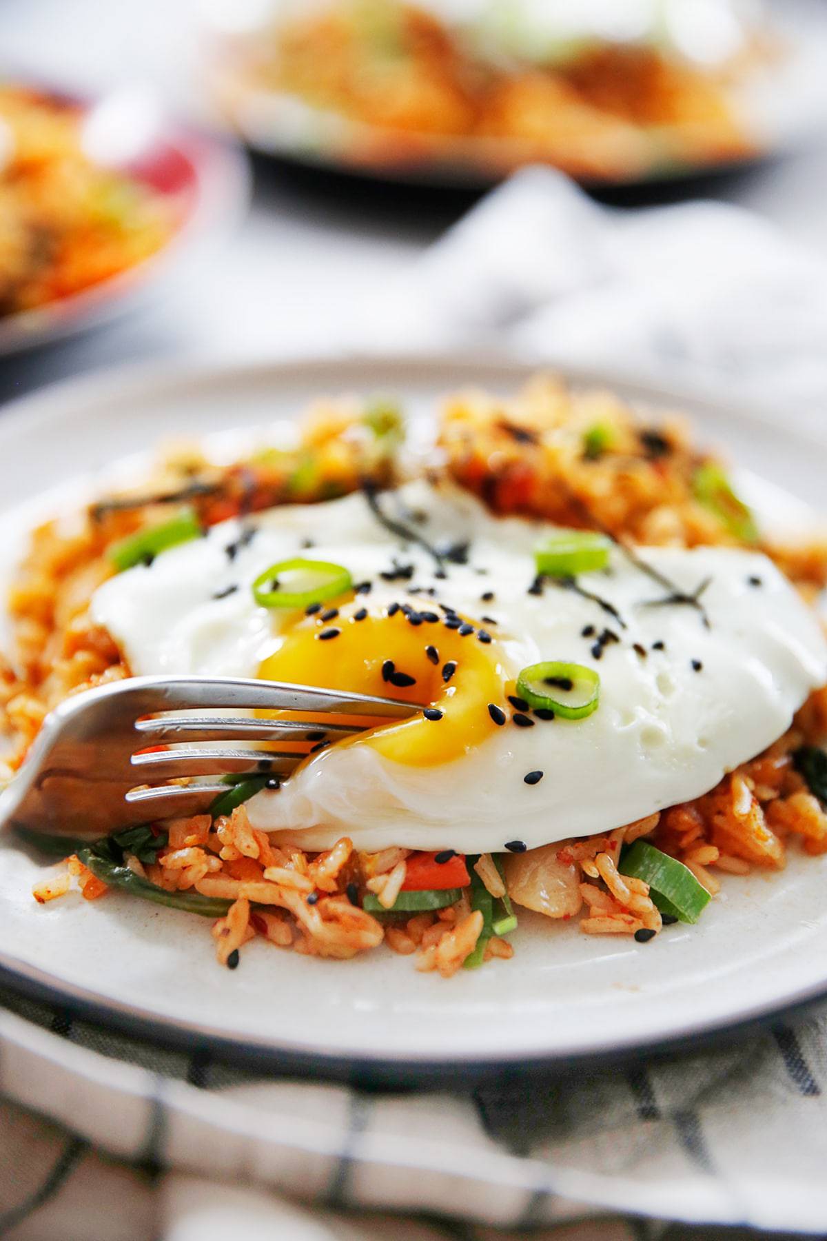 Kimchi fried rice recipe