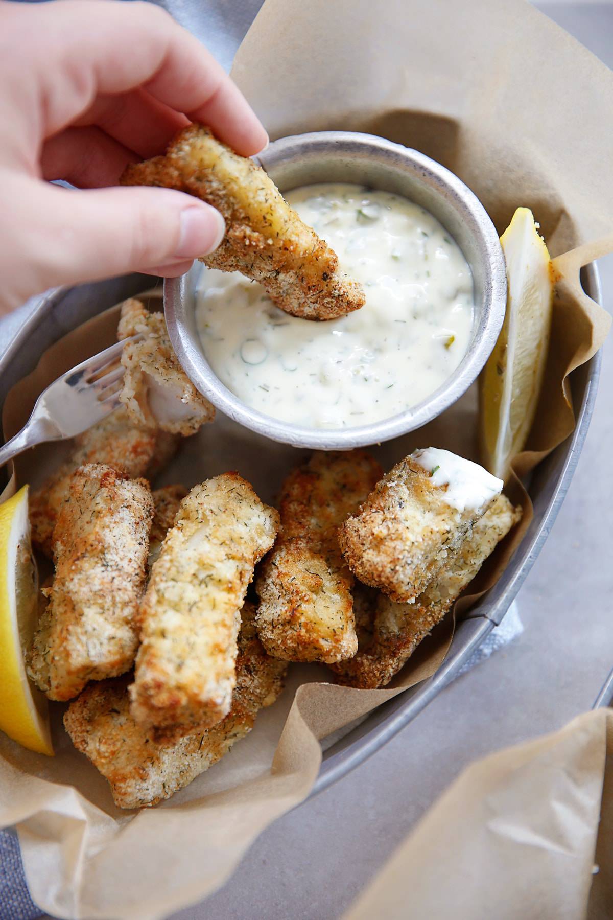 Paleo Air-Fryer Fish Sticks