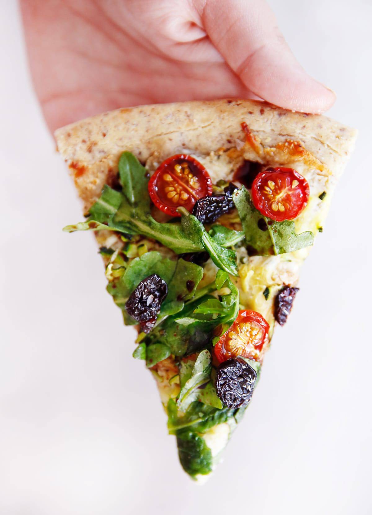Healthy Veggie Pizza Slice