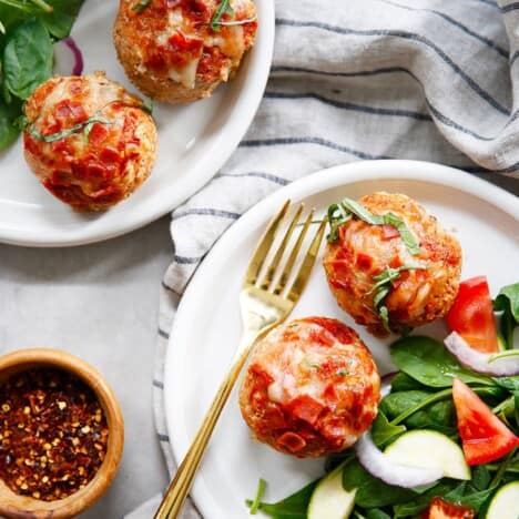 Turkey Pizza Meatloaf Muffins
