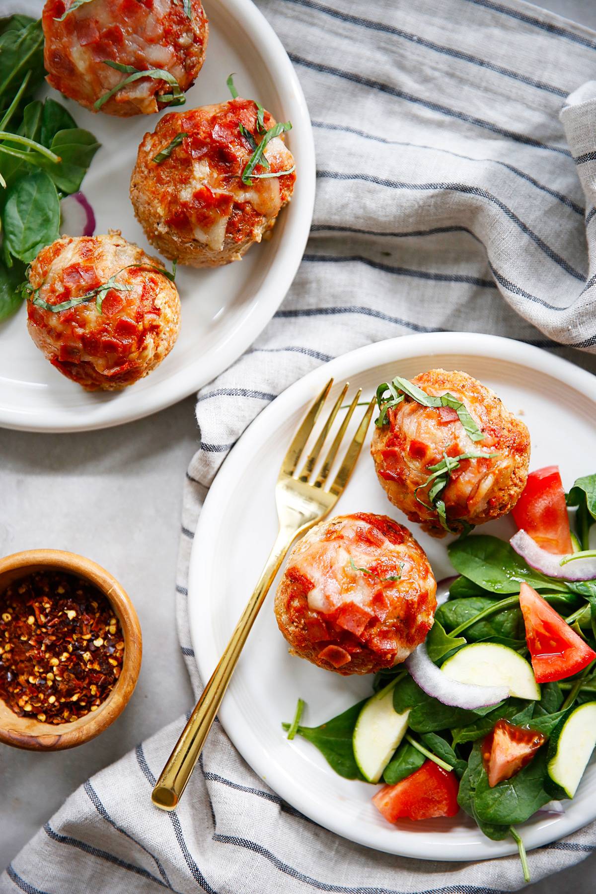 Healthy Thanksgiving Meatloaves in a Muffin Pan Recipe