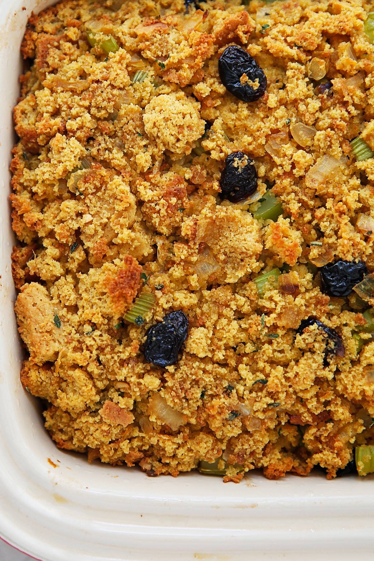 Gluten Free Cornbread Stuffing (Vegetarian) - Lexi's Clean Kitchen