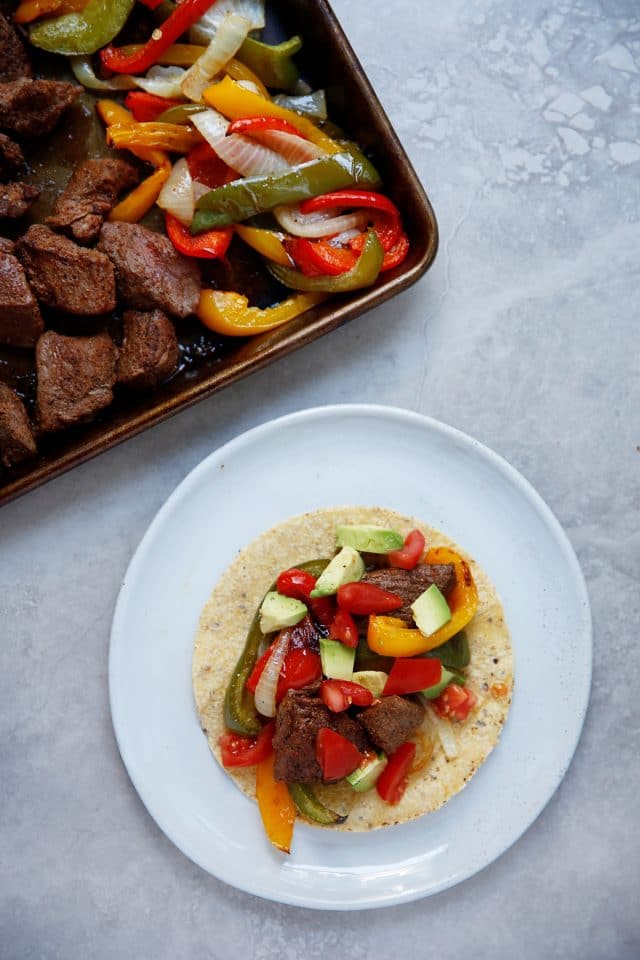 Sheet Pan Steak Fajitas - Lexi's Clean Kitchen