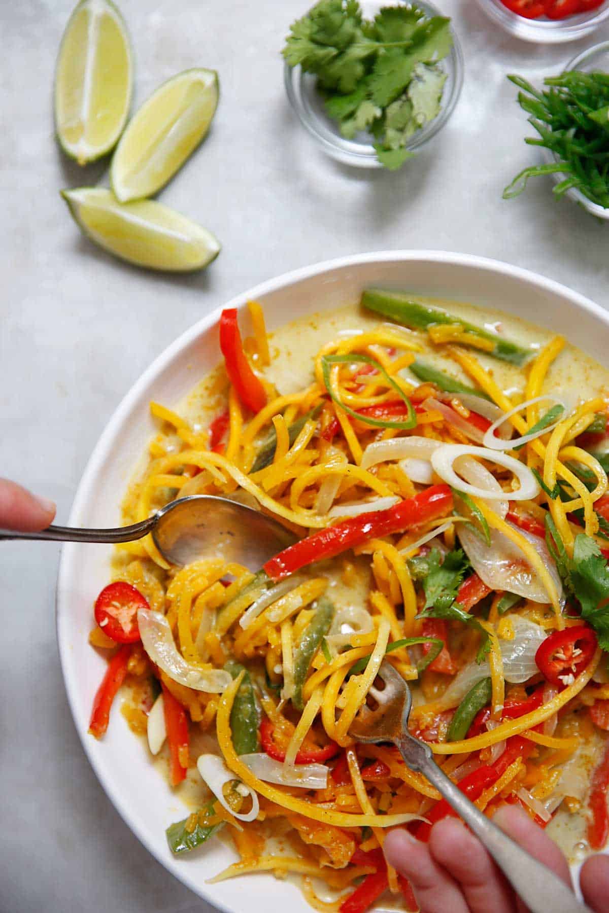 Curry Butternut Squash Noodles Lexi's Clean Kitchen