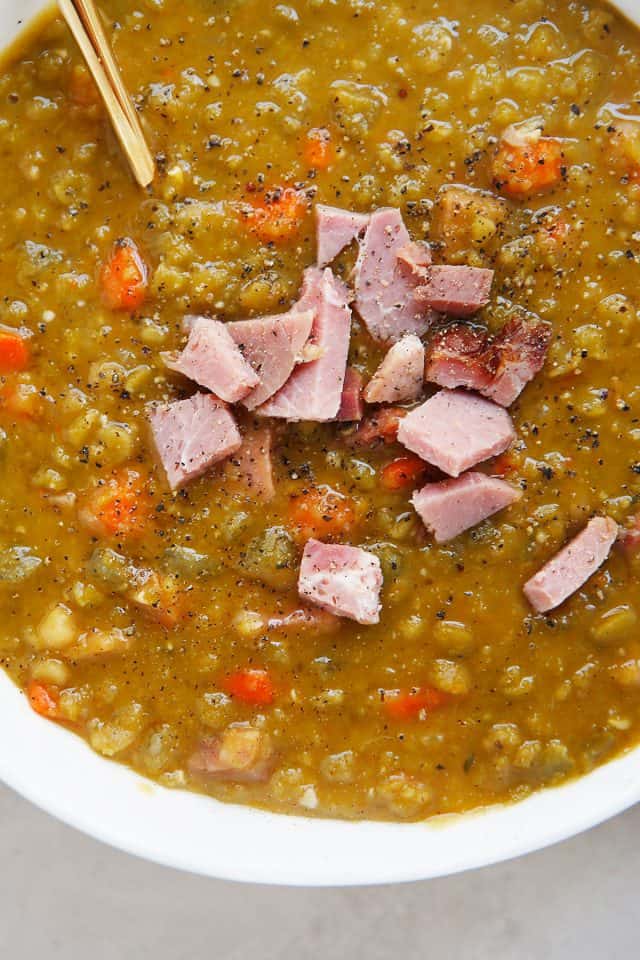 Split Pea Soup With Ham Perfect For Leftover Ham Lexi S Clean Kitchen