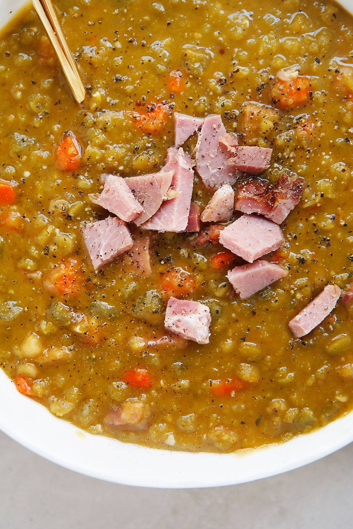 Split Pea Soup with Ham (Instant Pot or Stove Top) | Lexi ...