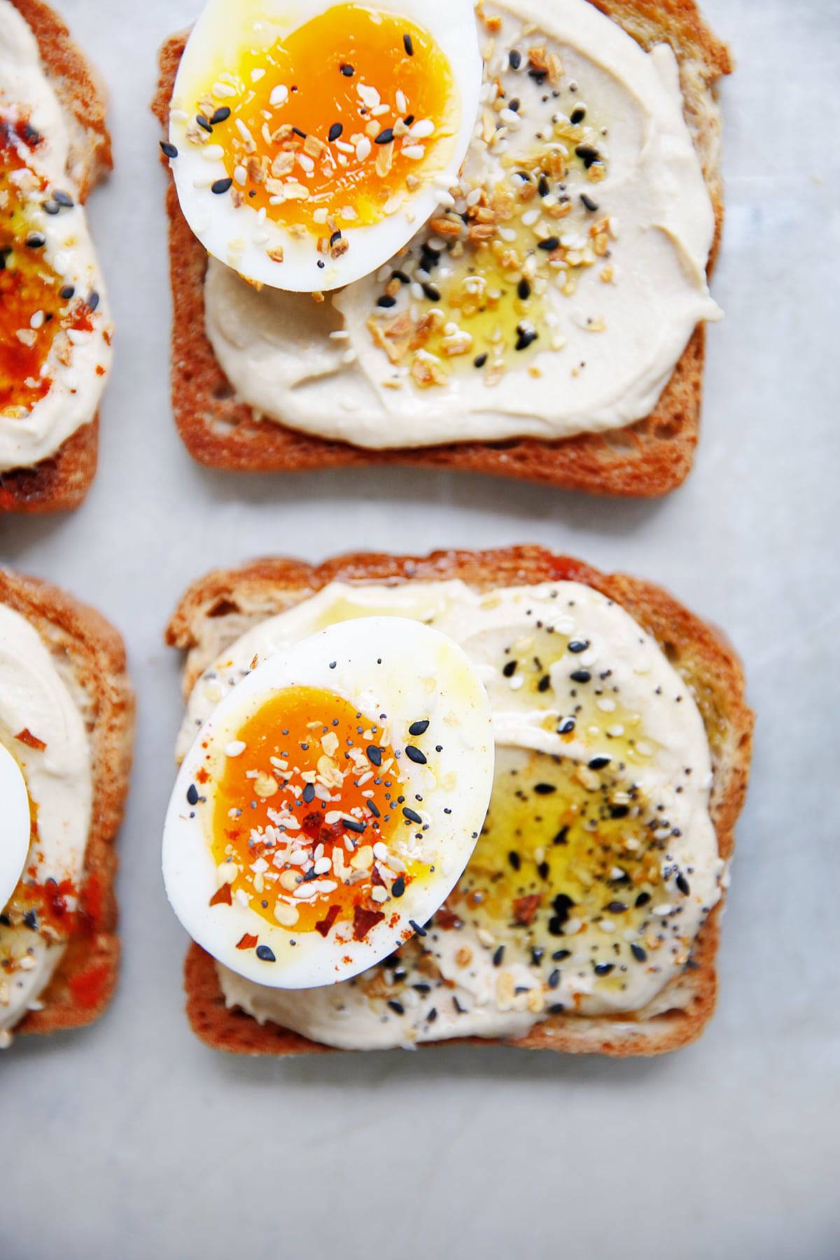 Hummus Toast Egg