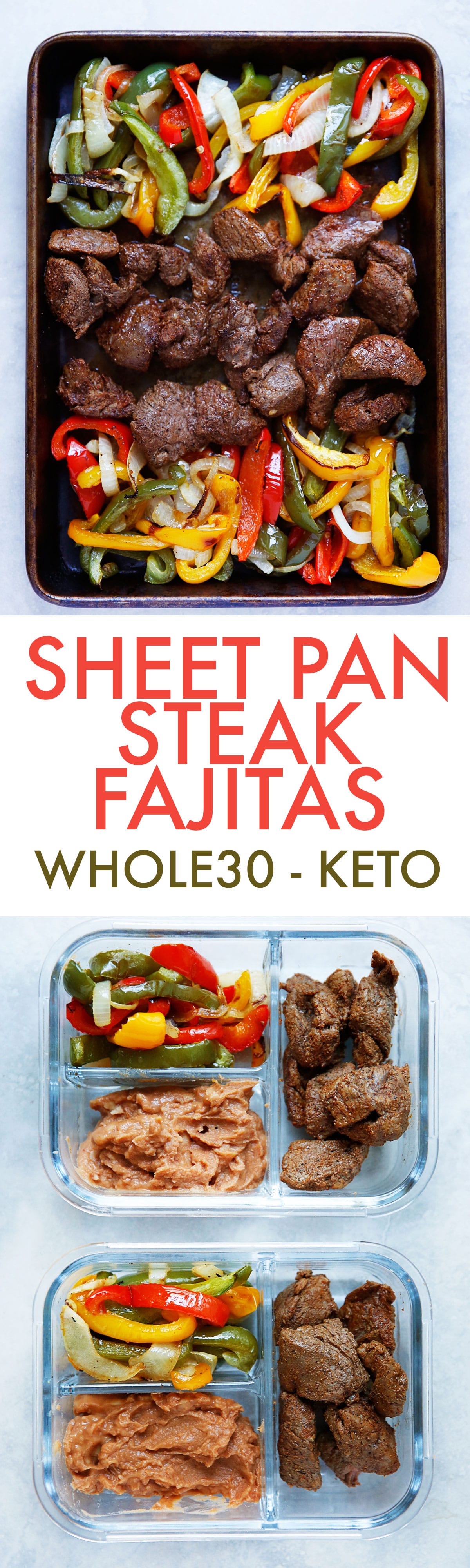 Sheet Pan Steak Fajitas