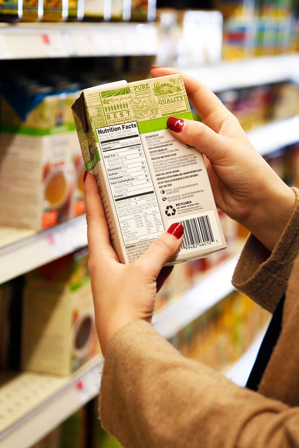 How to read a nutrition label