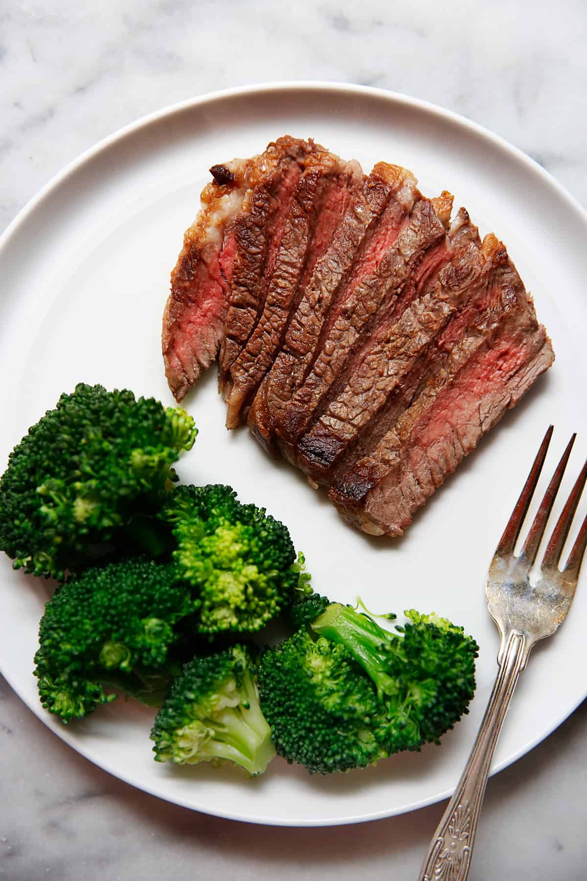 Pan seared steak with butter