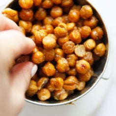 How to Make Crispy Chickpeas (Air Fryer & Oven)