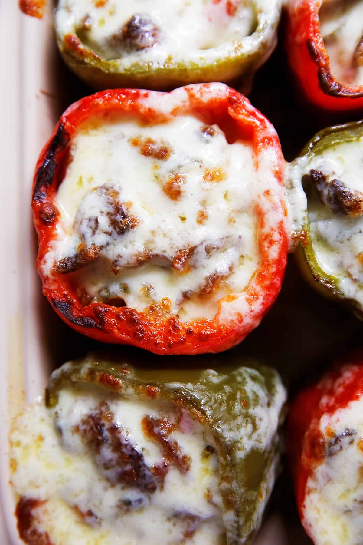 Philly Cheesesteak Stuffed Peppers