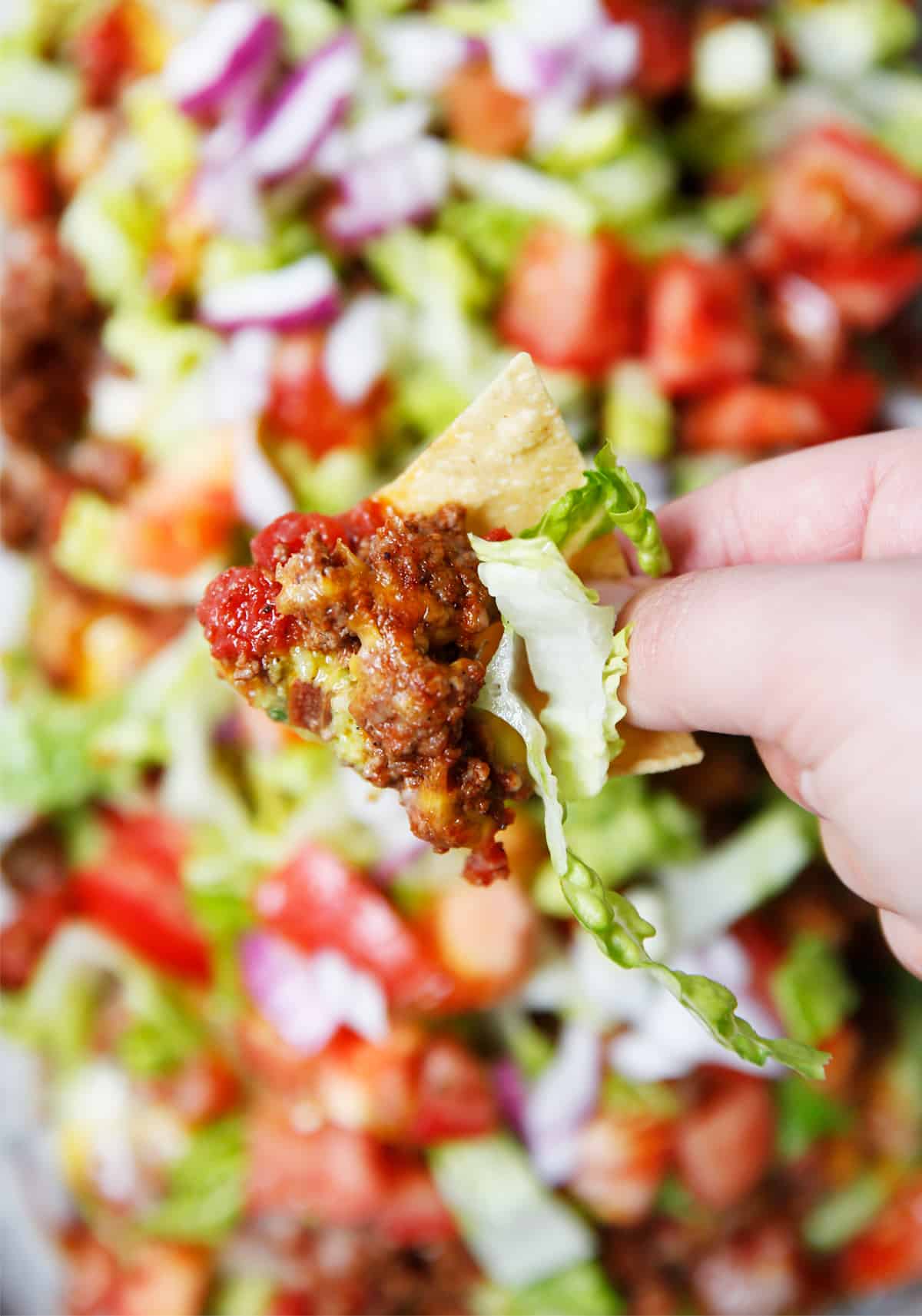 taco salad dip with ground beef