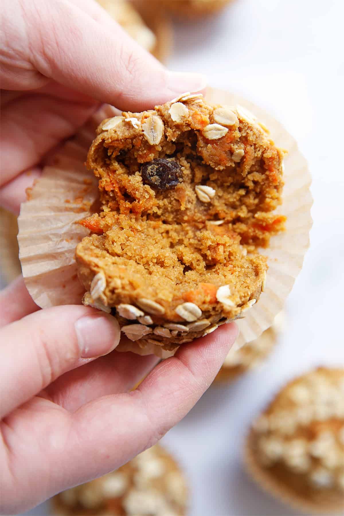 gluten free carrot cake muffins