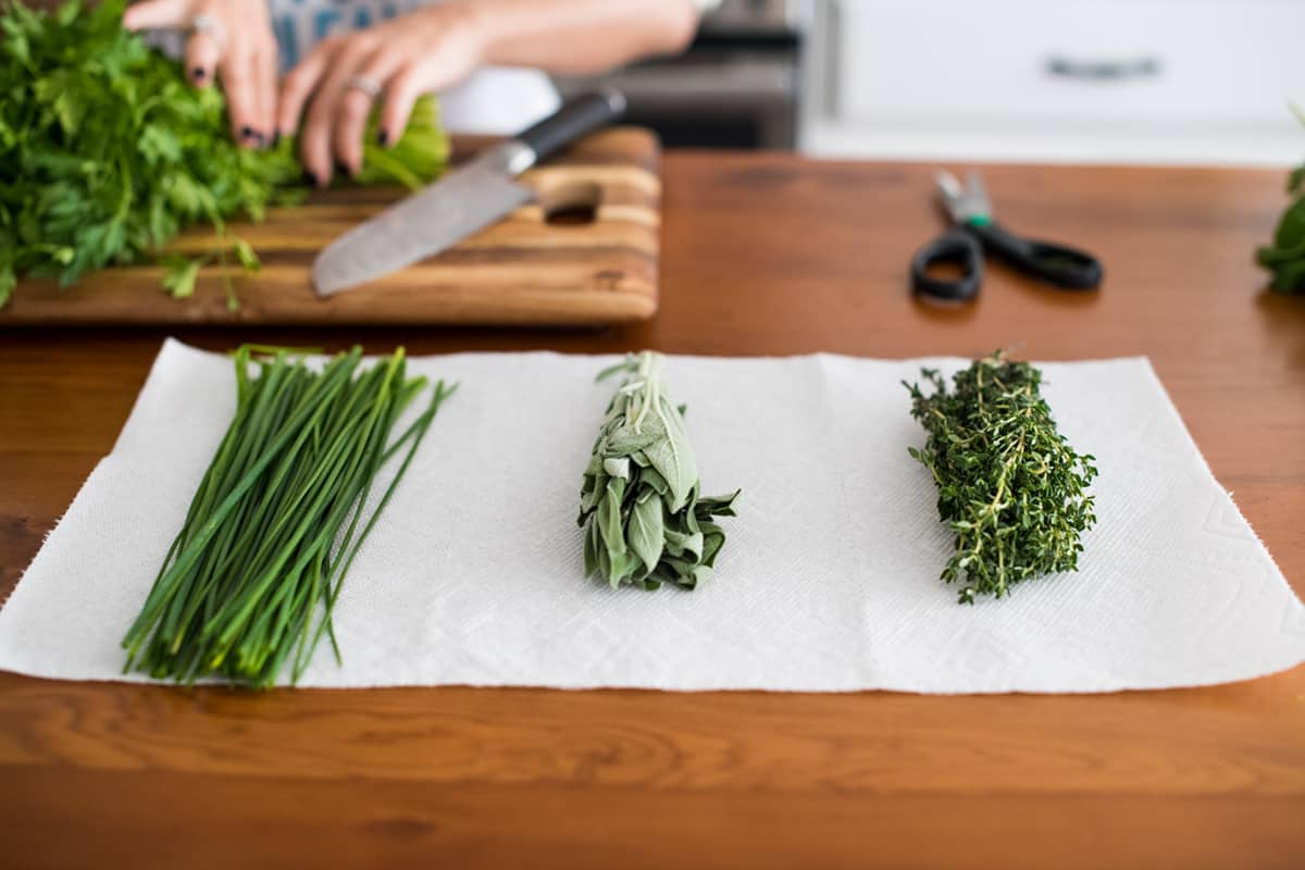 Best ways to store fresh herbs