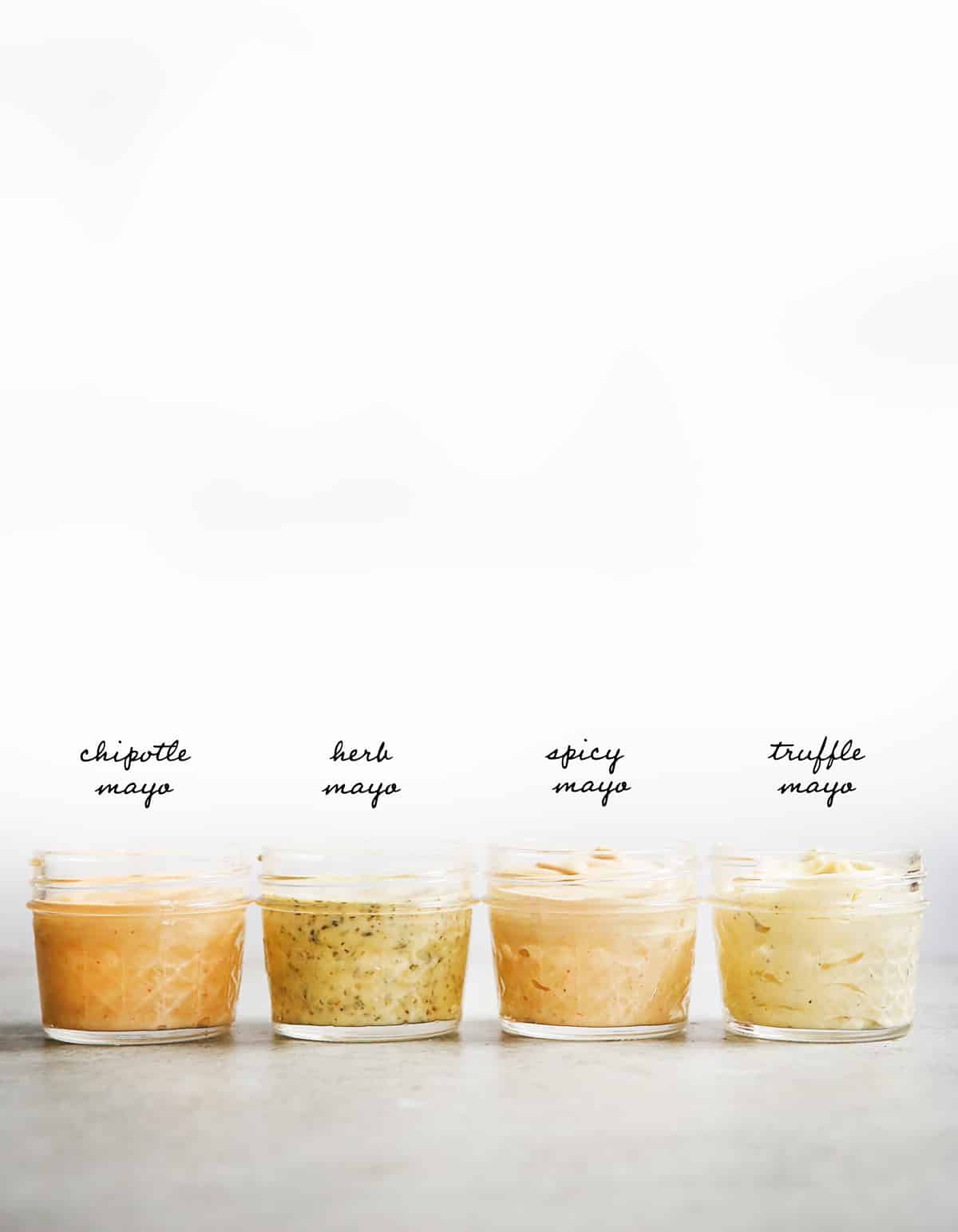 Flavor variations of paleo mayo