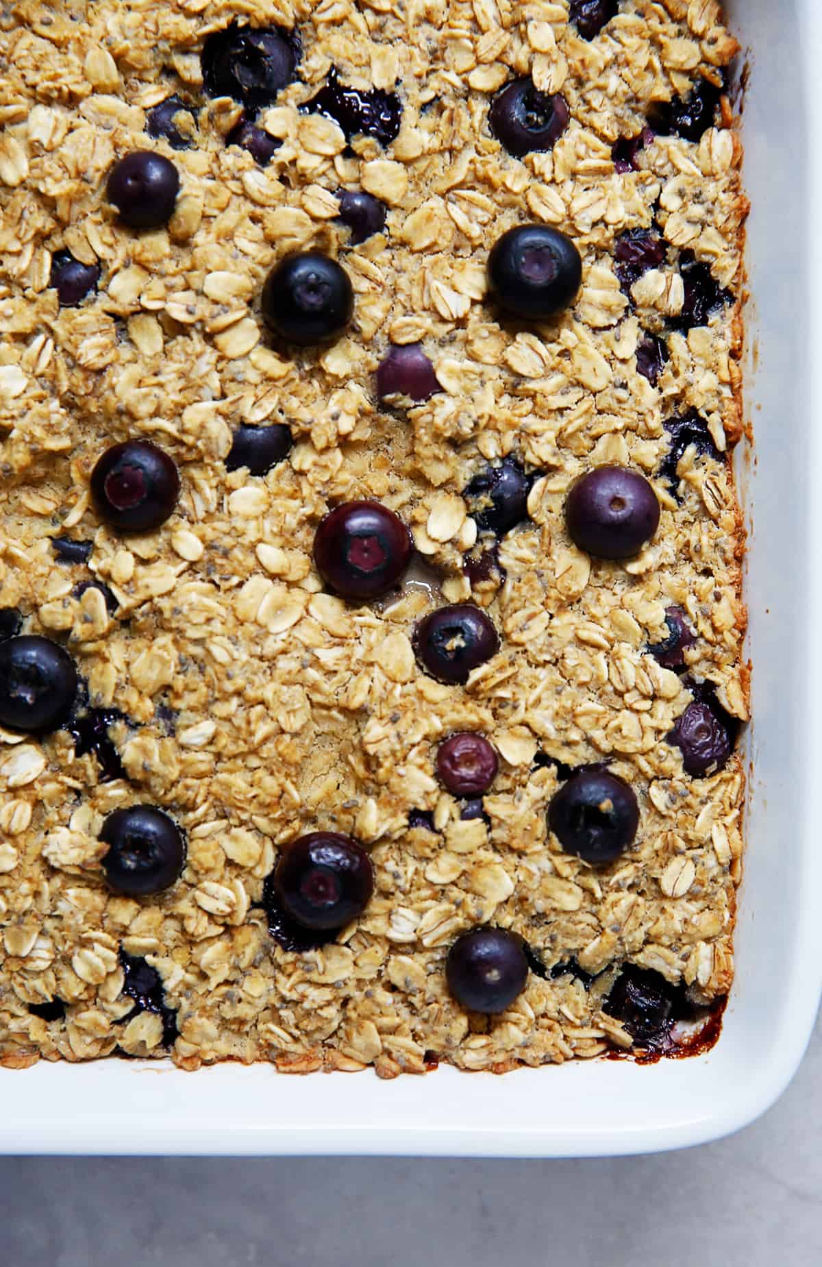 Maple Blueberry Baked Oatmeal