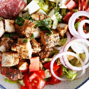 Antipasto Salad with Grilled Chicken - Lexi's Clean Kitchen